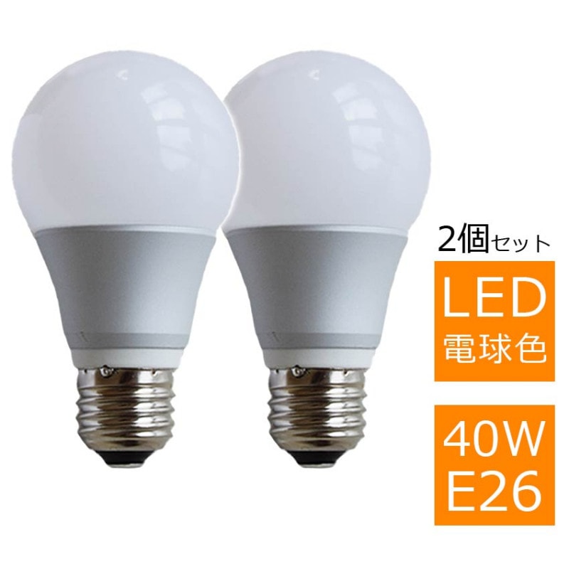 ��2�ĥ��åȡ�LED�ŵ� E26�� 40W����/Irodori Plum LDA5LD-C40