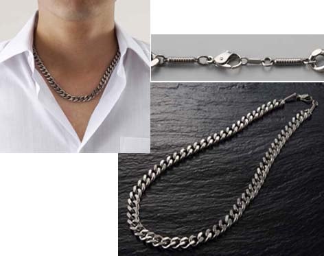 純チタン極太喜平磁気ネックレス | 宝石・アクセサリー | 日用品から