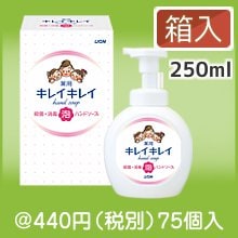 キレイキレイ　薬用泡ハンドソープ250ml　箱入|400円〜499円|予算で選ぶ