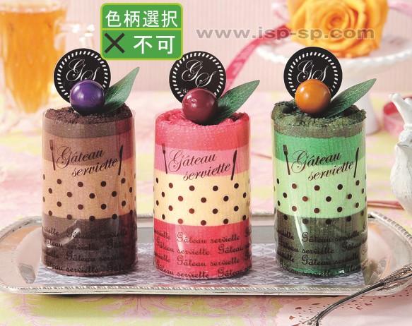 ムースケーキタオル (144個セット) イベント 景品 粗品 まとめ買い ノベルティ 販促 販促品[SP-2023] 144個セットムースケーキタオル スイーツハンカチタオル プチギフト