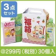 福箱　キッチンクリーン3点セット|干支正月の粗品