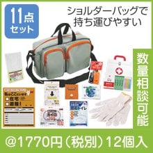 エマージェンシーバッグ11点セット YS30|1500円〜1999円|予算で選ぶ
