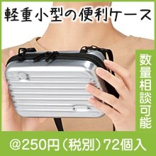 2ＷＡＹスーツケース型ポーチ|200円〜299円|予算で選ぶ