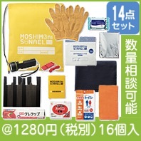 モシモニソナエル 防災14点セット