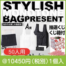 スタイリッシュモノトーンバッグP50人用