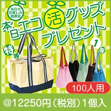 本日エコ活グッズP100人用