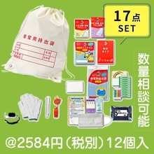 防災用備蓄17点セット