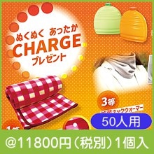 ぬくぬくあったかCHRGEプレゼント50人用|イベント・抽選セット