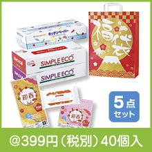 金富士福袋5点セット(エコBOXティッシュ)