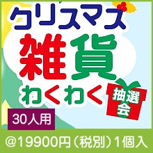 クリスマス雑貨わくわく抽選会30人用|クリスマスの粗品