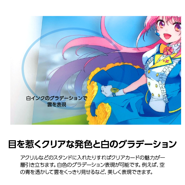 Ʃ��PET�ե�����Ǻࡡ���ꥢ�����ɡ���100x148mm �ե륫�顼����