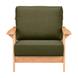 【アウトレット】ISSEIKI ERIS 1P SOFA (NA+GR)|ソファ|商品カテゴリ