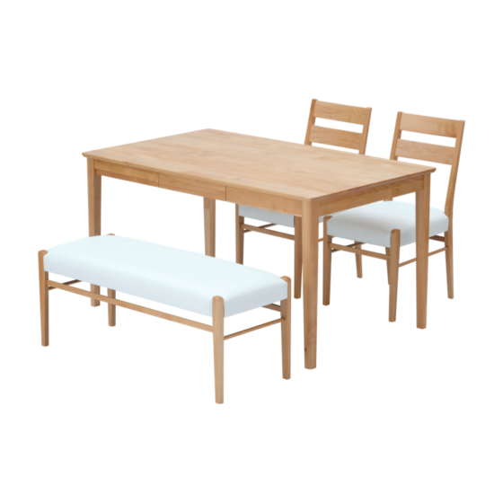 ISSEIKI【SET】ERIS PLUS-4 DINING 4SET (DT+DCx2+DB)(AL-NA)