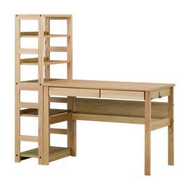 ISSEIKI 【SET】REFLE DESK 105+SHELF 58 (WO-V-NA) 2点セット|学習机・デスク|商品カテゴリ