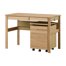 ISSEIKI 【SET】REFLE DESK 105+WAGON 41 (WO-V-NA) 2点セット|学習机・デスク|商品カテゴリ