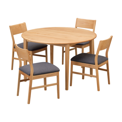 ISSEIKI 【SET】PUINE DINING 5SET (DT+DC×4)(AL-NA-74CGY)