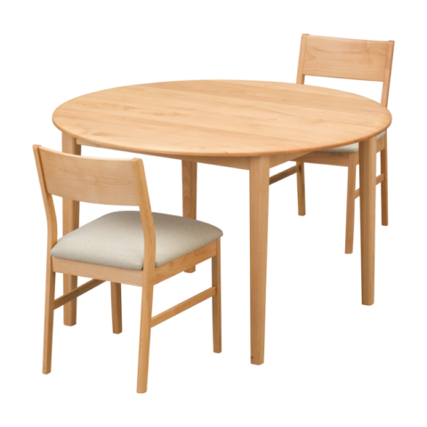 ISSEIKI 【SET】PUINE DINING 3SET (DT+DC×2)(AL-NA-04BE)