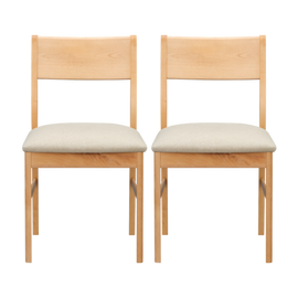 ISSEIKI 【SET】PUINE DINING CHAIR 2脚SET (AL-NA-04BE)|チェア・椅子|商品カテゴリ