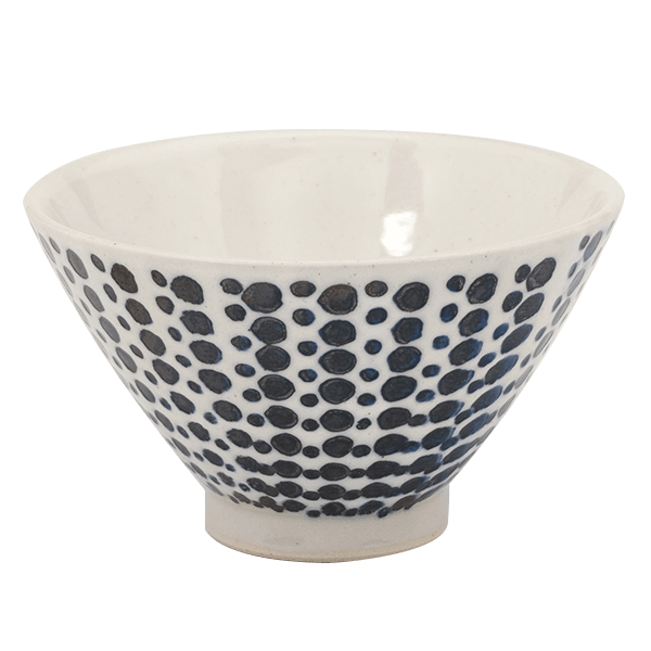 【アウトレット】aiyu×IFS オリジナル aiyu×IFS オリジナル 茶碗 (小) 大小霰 (BK)