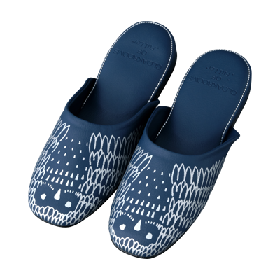 CLOAKROOMS PANTOUFLE OWL NAVY Lsize