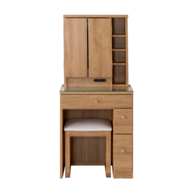 ISSEIKI PANELA DRESSER 3 MENBOX 60 (MF-LBR)|ドレッサー・鏡|商品カテゴリ