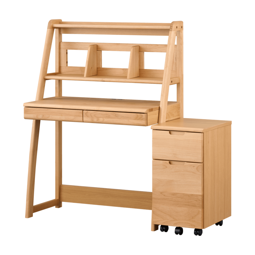 ISSEIKI 【SET】ESPANO DESK + WAGON (AL-NA) 2点SET