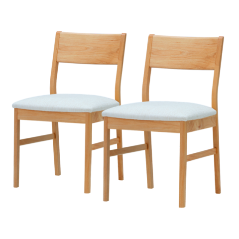 【アウトレット】 ISSEIKI【SET】ERIS-2 DINING CHAIR LB-01 2脚SET (NA+BE)
