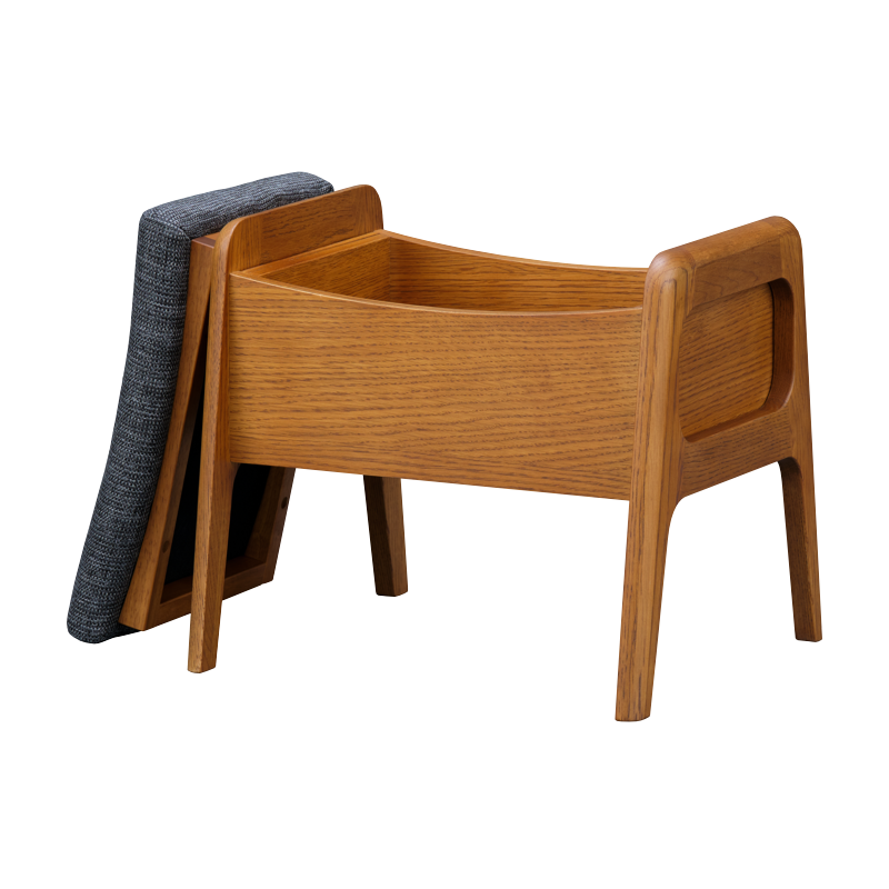 ISSEIKI ROCCO BOX STOOL (OAK-DGY) | 【公式オンラインショップ