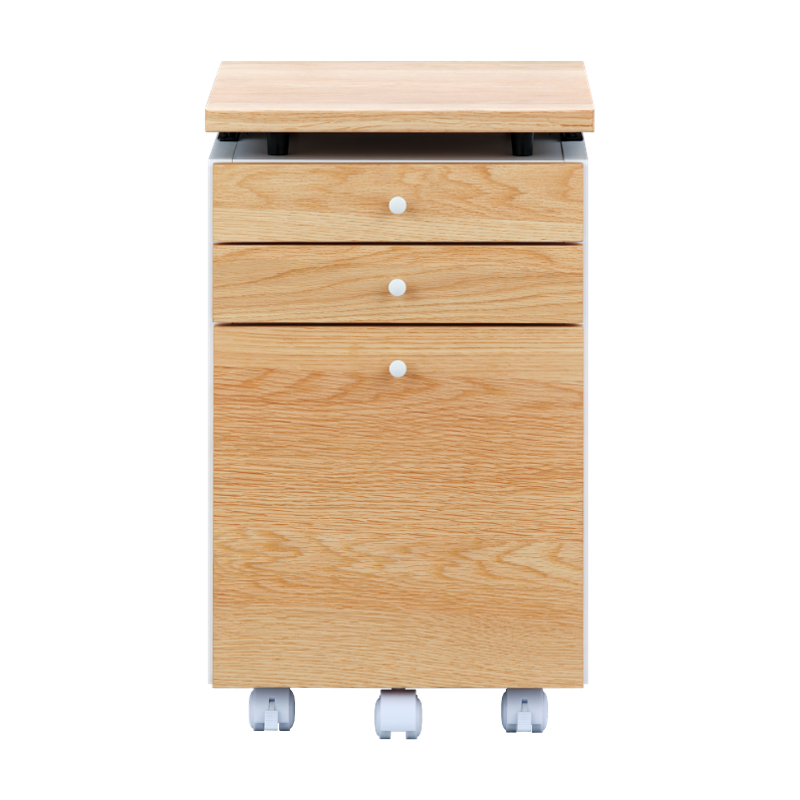 あお様　一生紀 フェロー ワゴン 　デスクワゴン　3段チェスト　脇机　B あお様一生紀 フェロー ワゴン デスクワゴン3段チェスト脇机B