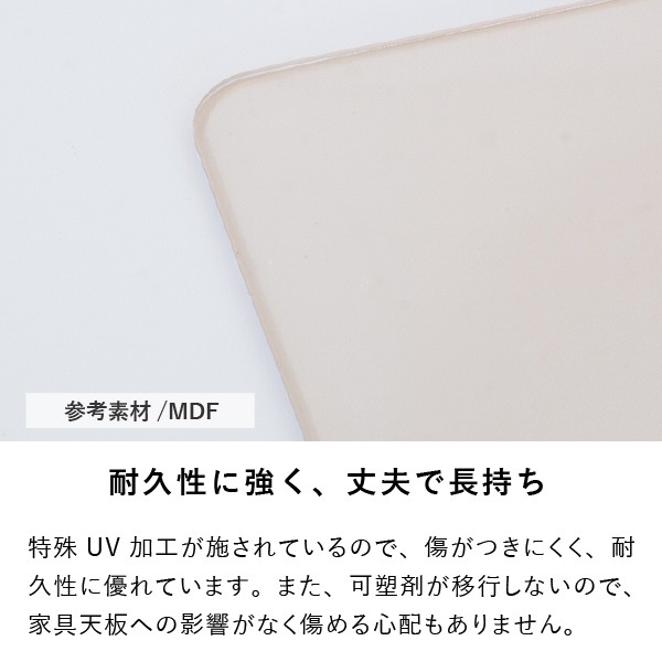 PSマット 通常2mm】モフィ 幅120cmセンターテーブル用マット