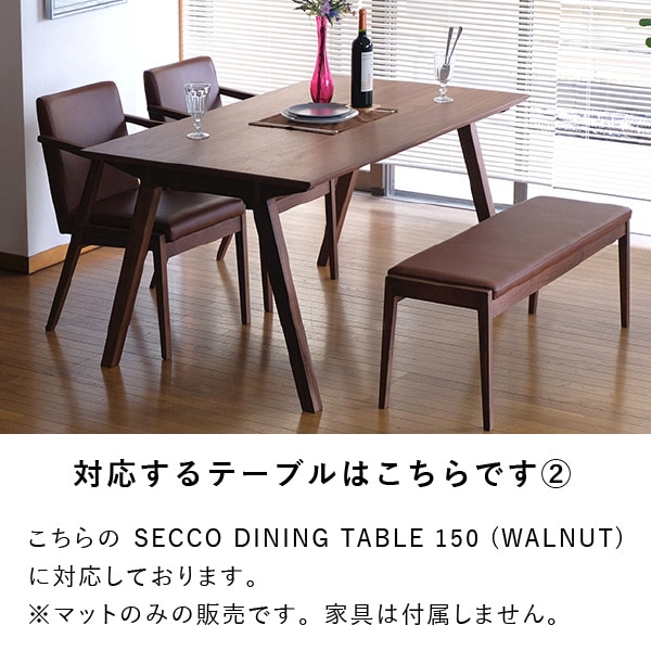 PS mat テーブルマット PSマット 2mm厚 【変形】 奥行135cm X 幅135cm 以内 テーブル