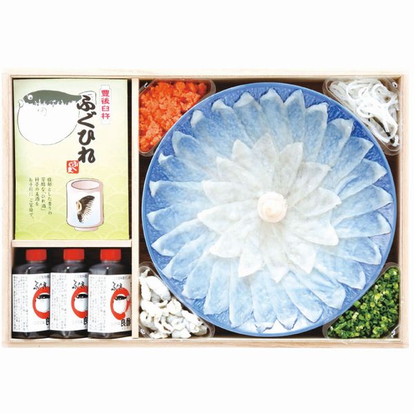 臼杵 三共水産　とらふぐ刺セット（約3人前）