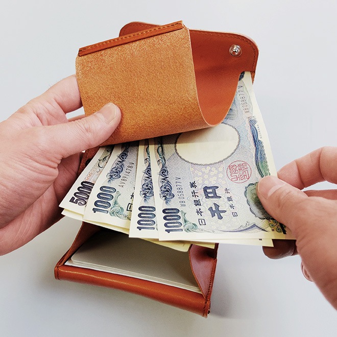 ミニ財布 本革 ROLL【栃木レザー】 日本製