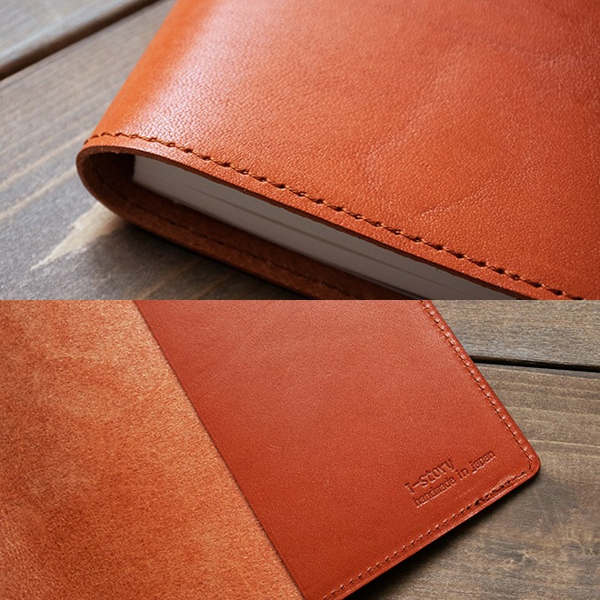 【切り目・栃木レザー】手帳カバー A6 革 手帳 ノートカバー A6 正寸 本革 レザー カバー 名入れ 対応 日本製 手作り / 等 A6 サイズの 手帳 ノート に対応 手帳カバー オーダー 革 スケジュール帳 2025  [kc01]