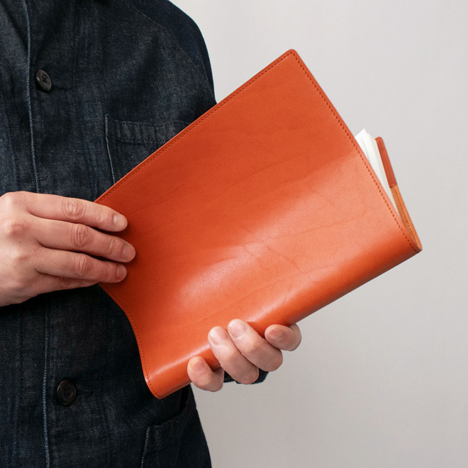 【切り目・栃木レザー】手帳カバー A5 革 手帳 ノートカバー A5 正寸 本革 レザー カバー 名入れ 対応 日本製 手作り / 等 A5 サイズの 手帳 ノート に対応 手帳カバー オーダー 革 スケジュール帳 2025  [kc01]