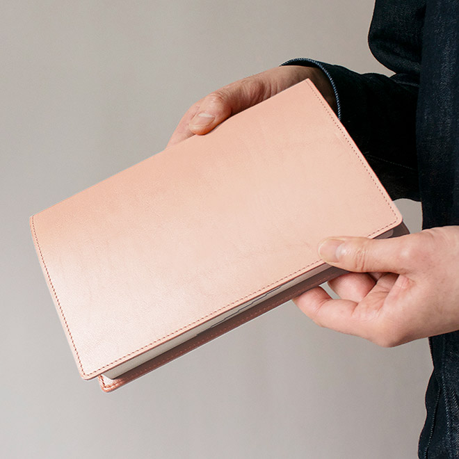 【切り目・素ヌメ革】ジブン手帳mini カバー 本革 （B6スリム）ジブン 手帳 カバー Biz mini / DAYs mini / Lite mini 対応 / じぶん 自分 ミニ ビズ デイズ ライト ジブン手帳ミニ / 手帳カバー ノートカバー / レザー 名入れ 対応 日本製 革 2025 [kc01]