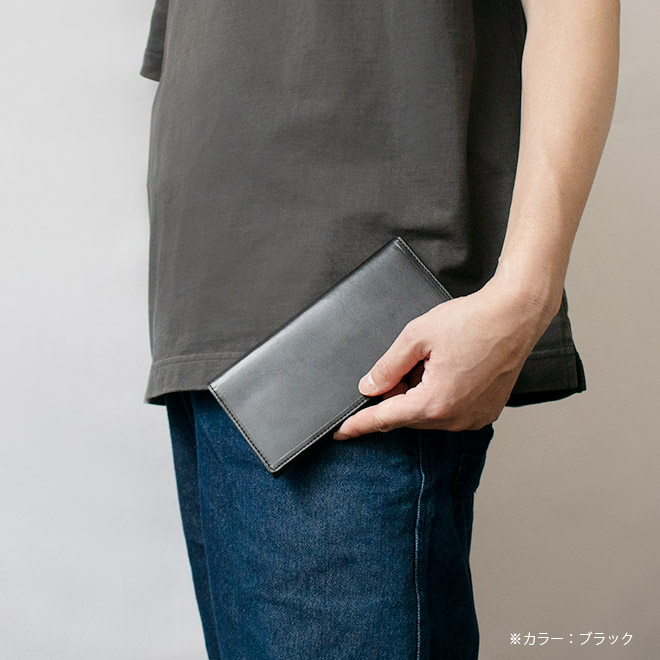 【小銭入れ付】コンパクト 長 札入れ 【栃木レザー】本革 一万円札 ぴったり 極小 極薄 メンズ レディース 日本製 
