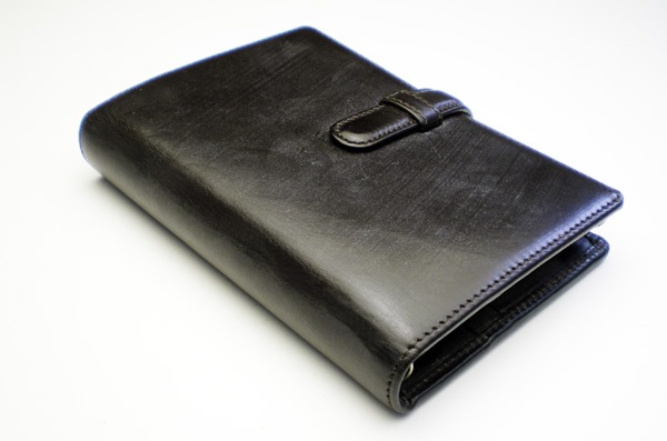 【ベルト付き】 システム手帳 ミニ6穴 【ブライドルレザー】 本革 6穴バインダー 日本製