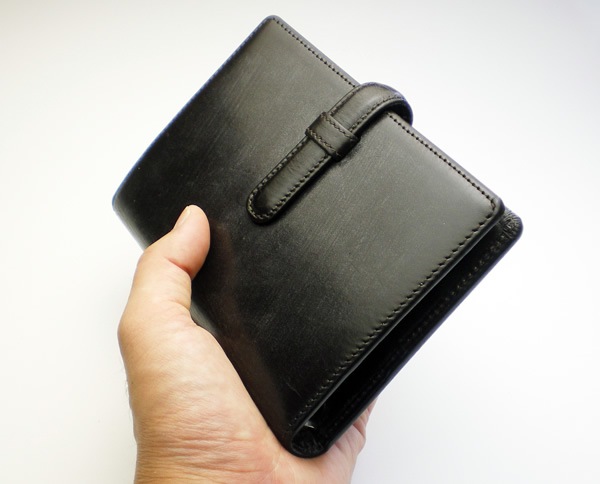 【ベルト付き】 システム手帳 ミニ6穴 【ブライドルレザー】 本革 6穴バインダー 日本製