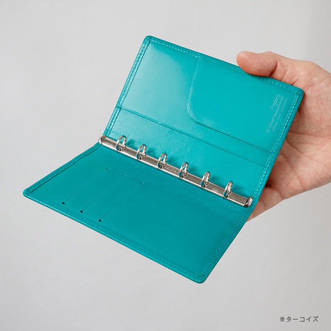 【スリムタイプ】システム手帳 ミニ6穴【ヴァリアスカラー】 本革 日本製