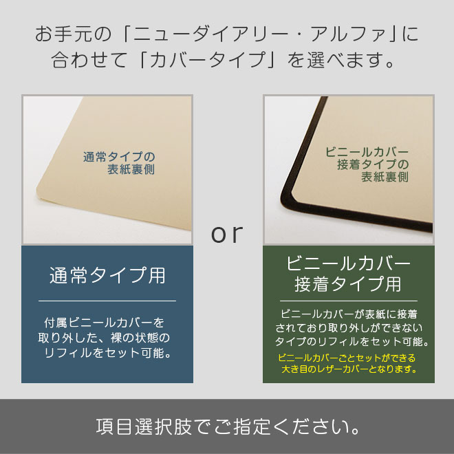 高橋書店 【ニューダイアリー アルファ】 手帳カバー 本革【ヴァリアスカラー】 レザー カバー /日本製