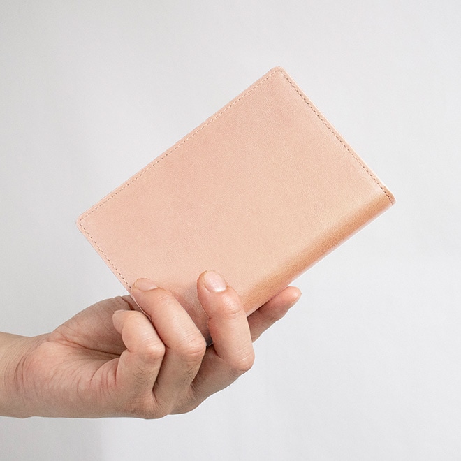 【スリムタイプ】システム手帳 ミニ6穴【素ヌメ革】本革 ミニ6穴 バインダー / 日本製