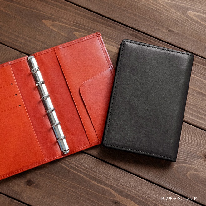 スリムタイプ】システム手帳 ミニ6穴【栃木レザー】本革 日本製