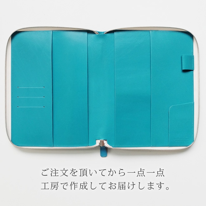 売れ筋がひ贈り物！ ファスナー】手帳カバー (A5 【ヴァリアスカラー】本革 汎用 A5 文房具・ステーショナリー