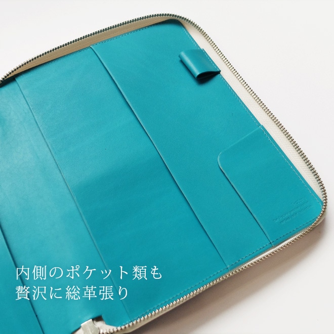 【ファスナー】手帳カバー A5 汎用 【ヴァリアスカラー】本革 (A5正寸 サイズ に対応) 日本製