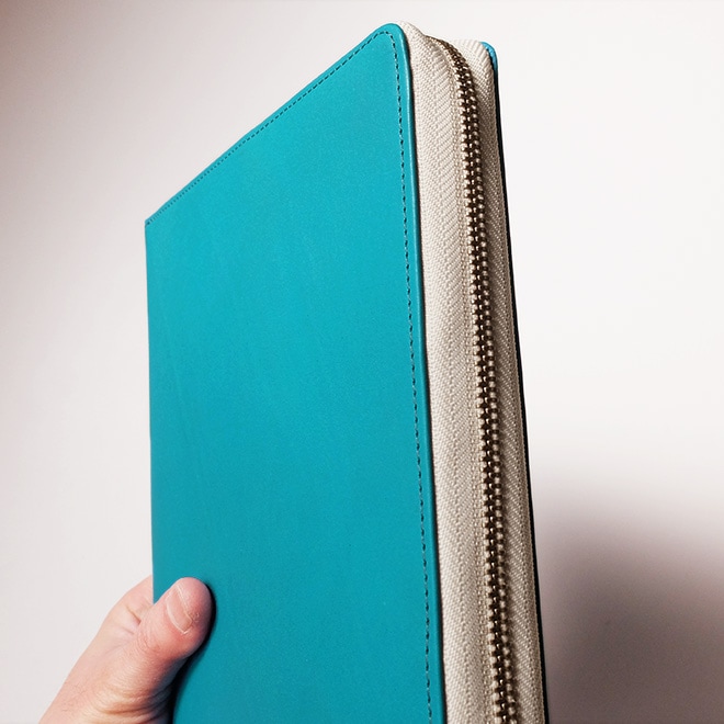 【ファスナー】手帳カバー A5 汎用 【ヴァリアスカラー】本革 (A5正寸 サイズ に対応) 日本製