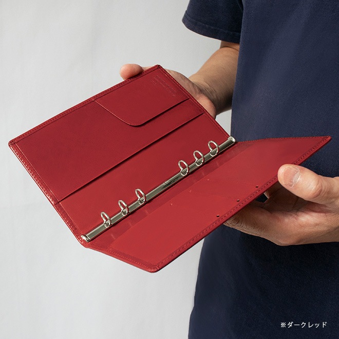 スリムタイプ】システム手帳 バイブル サイズ 【ヴァリアスカラー】 本