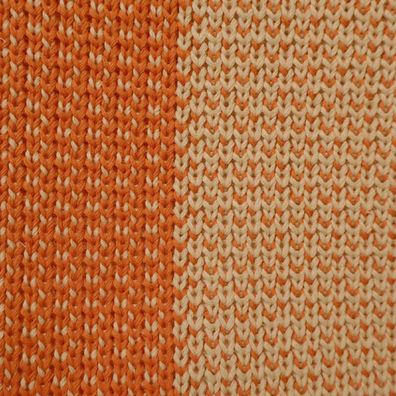 Checkerboard Knit Tangelo (K5299/01)