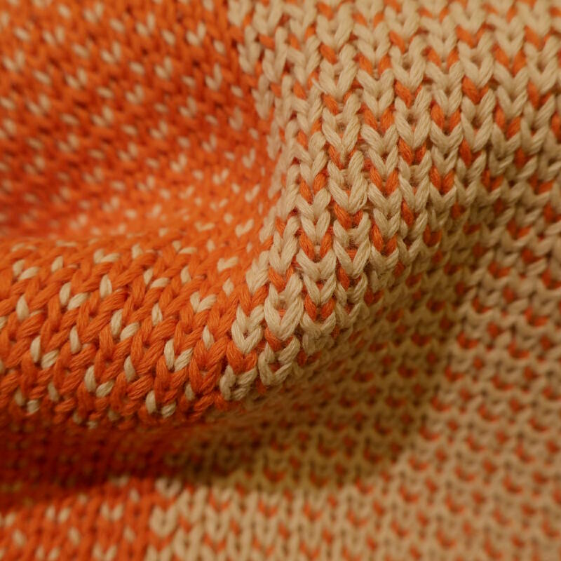 Checkerboard Knit Tangelo (K5299/01)