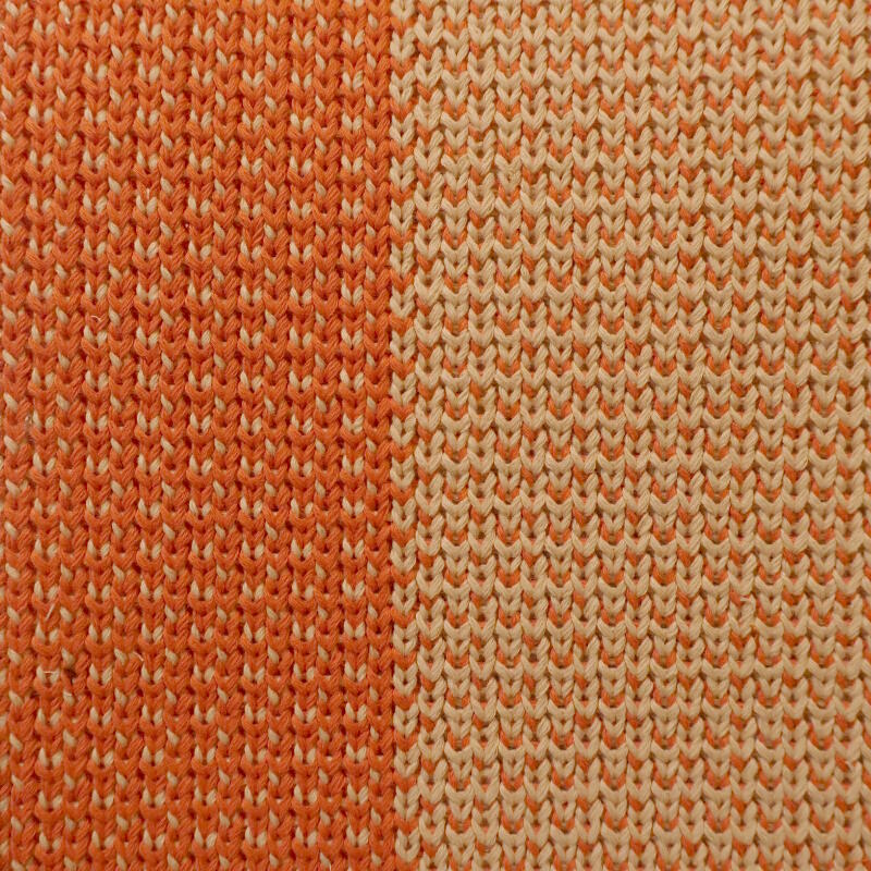 Checkerboard Knit Tangelo (K5299/01)